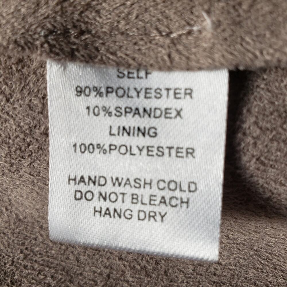 Mod Ref Suede Like Open Front Drawstring Waistban… - image 8